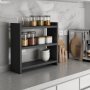 HANAH HOME Kuhinjska polica Cosmic Anthracite - slika 1