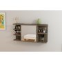 HANAH HOME Zidna polica Marta Walnut - slika 2