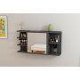 HANAH HOME Zidna polica Marta Anthracite - slika 2
