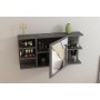 HANAH HOME Zidna polica Marta Anthracite - slika 3