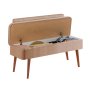 HANAH HOME Trpezarijska klupa Vina 0900 1 WalnutStone - slika 3