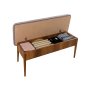 HANAH HOME Trpezarijska klupa Vina Bank Soho Walnut - slika 3