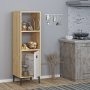 HANAH HOME Višenamenski ormar Alone Sapphire Oak White - slika 4