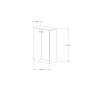 HANAH HOME Višenamenski ormar Defne Walnut - slika 5