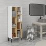 HANAH HOME Višenamenski ormar Ephesus White Sapphire Oak - slika 3