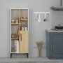 HANAH HOME Višenamenski ormar Ephesus White Sapphire Oak - slika 4