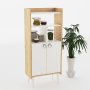 HANAH HOME Višenamenski ormar Lagomood Kiler Oak White - slika 2