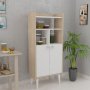 HANAH HOME Višenamenski ormar Lagomood Kiler Oak White - slika 1