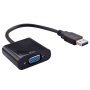 E-GREEN Adapter USB 3.0 (M) - VGA (F) crni - slika 1