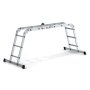 MS Aluminijumske merdevine multifunkcionalne bez platforme 4x3 - slika 1