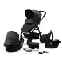 KINDERKRAFT Dečija kolica MOOV 3u1 Mink pro - black - slika 1
