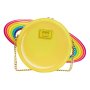 Loungefly Lisa Frank Yellow Rainbow Ring Saturn Cossbody Torba - slika 3