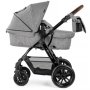 KINDERKRAFT Dečija kolica MOOV 3u1 Mink pro - Grey melange - slika 3