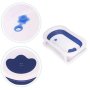 ECO TOYS Sklopiva kadica za bebe sa odvodom - Plava - slika 2