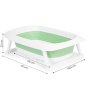 ECO TOYS Sklopiva kadica za bebe sa odvodom - Green cow - slika 5