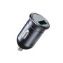 XO Auto punjač metalni CC46 QC3.0 18W sivi - slika 1