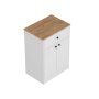 HANAH HOME Višenamenski ormar Latte White Atlantic Pine - slika 5