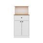 HANAH HOME Višenamenski ormar Mocha Walnut Atlantic Pine - slika 3