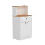 HANAH HOME Višenamenski ormar Mocha Walnut Atlantic Pine - slika 4