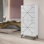 HANAH HOME Višenamenski ormar Dune White - slika 2