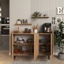 HANAH HOME Višenamenski ormar Bono Atlantic Pine - slika 3