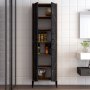 HANAH HOME Višenamenski ormar Berlin A Walnut Black Marble - slika 3