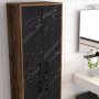 HANAH HOME Višenamenski ormar Berlin A Walnut Black Marble - slika 4