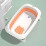 ECO TOYS Sklopiva Kadica Za Bebe - Orange Cow - slika 2