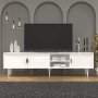 HANAH HOME TV polica Marin White - slika 2