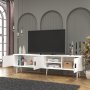 HANAH HOME TV polica Marin White - slika 3