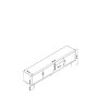 HANAH HOME TV polica Marin White - slika 4