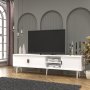 HANAH HOME TV polica Marin White - slika 1