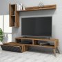 HANAH HOME TV polica Planet Walnut Chalcedony - slika 3