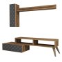 HANAH HOME TV polica Planet Walnut Chalcedony - slika 1