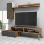 HANAH HOME TV polica Planet Walnut Chalcedony - slika 2