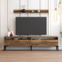 HANAH HOME TV polica Istanbul Walnut - slika 2