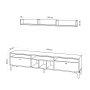 HANAH HOME TV polica Drew - slika 5