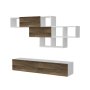 HANAH HOME TV polica Aristo White Walnut - slika 1