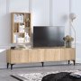 HANAH HOME TV polica Turid Sapphire Oak - slika 4