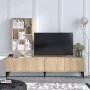 HANAH HOME TV polica Turid Sapphire Oak - slika 2