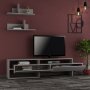 HANAH HOME TV polica Gara Light Mocha - slika 3