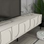 HANAH HOME TV polica Lyon 42 Cream Black - slika 5