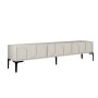 HANAH HOME TV polica Lyon 42 Cream Black - slika 1