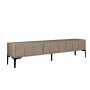 HANAH HOME TV polica Lyon 42 Atlas Black - slika 1