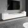 HANAH HOME TV polica Imaj White Gold - slika 3