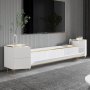 HANAH HOME TV polica Imaj White Gold - slika 5