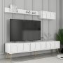 HANAH HOME TV polica Lyon 2 White Gold - slika 4