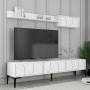 HANAH HOME TV polica Lyon 2 White Black - slika 4