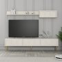 HANAH HOME TV polica Lyon 2 Cream Gold - slika 2