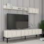 HANAH HOME TV polica Lyon 2 Cream Black - slika 4